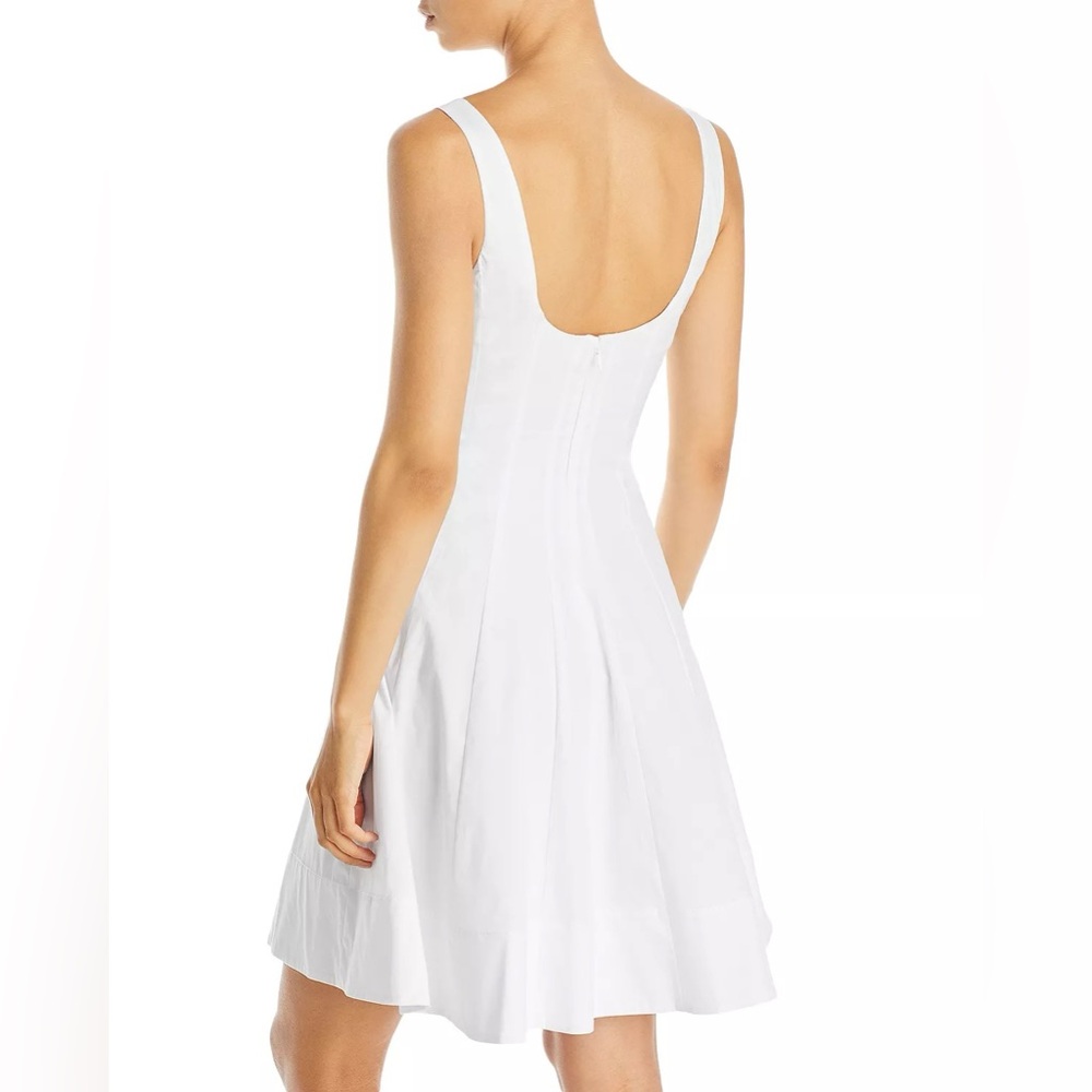 New STAUD MINI WELLS DRESS WHITE - Picture 8 of 14